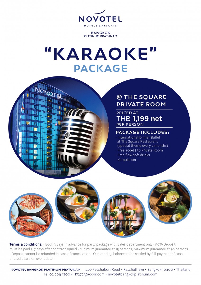 Karaoke Package_Flyer01 Novotel Bangkok Platinum Pratunam