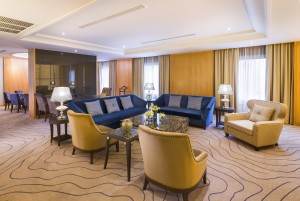 Luxurious living room from the Presidential Suite
