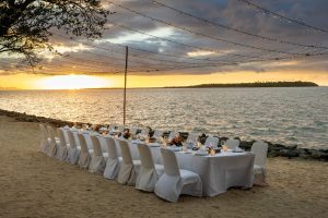 Wedding Dinner Setup at Sofitel Beachfront