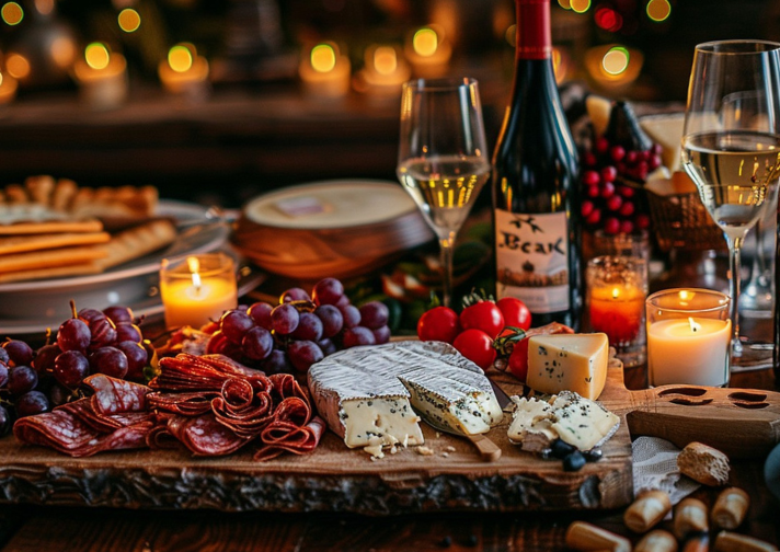 wine and cheese