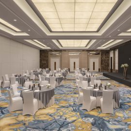 Ballroom Round Table Setup