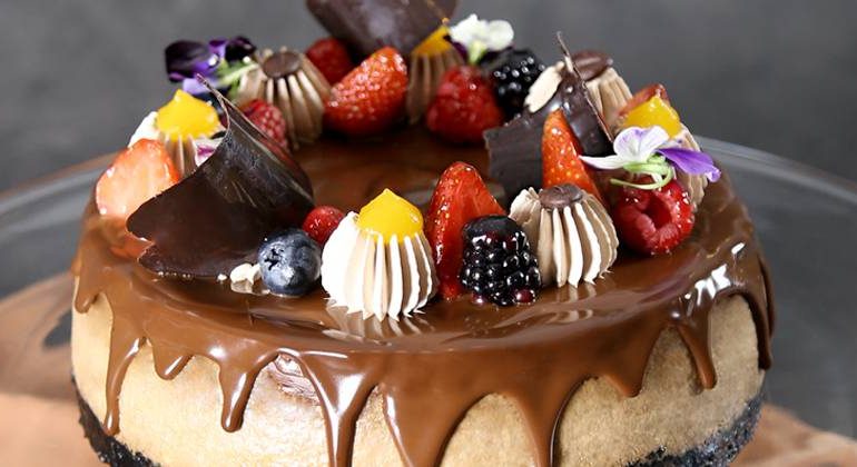 mocha-cheesecake