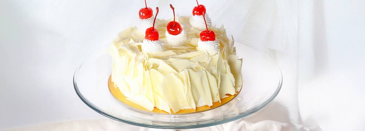 White Forest Cake