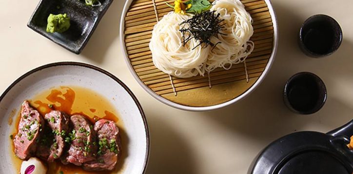 zaru-somen-with-beef-tataki