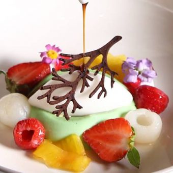 cendol-pannacotta