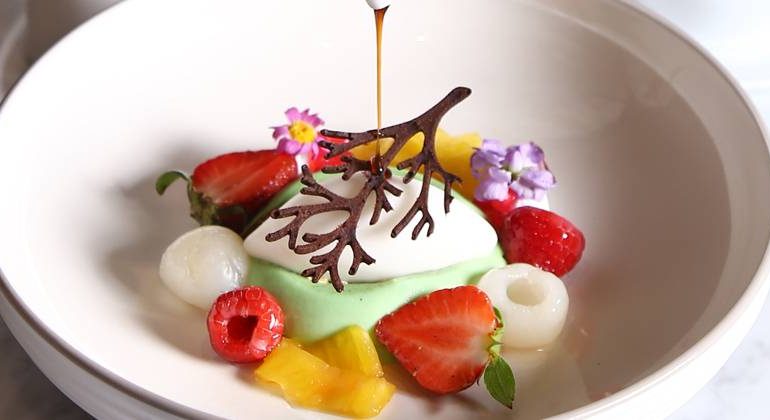 cendol-pannacotta