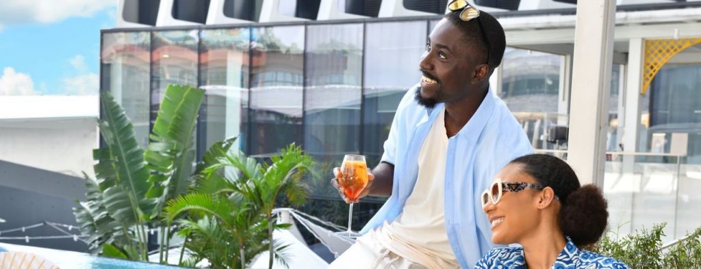 Margarita by the pool