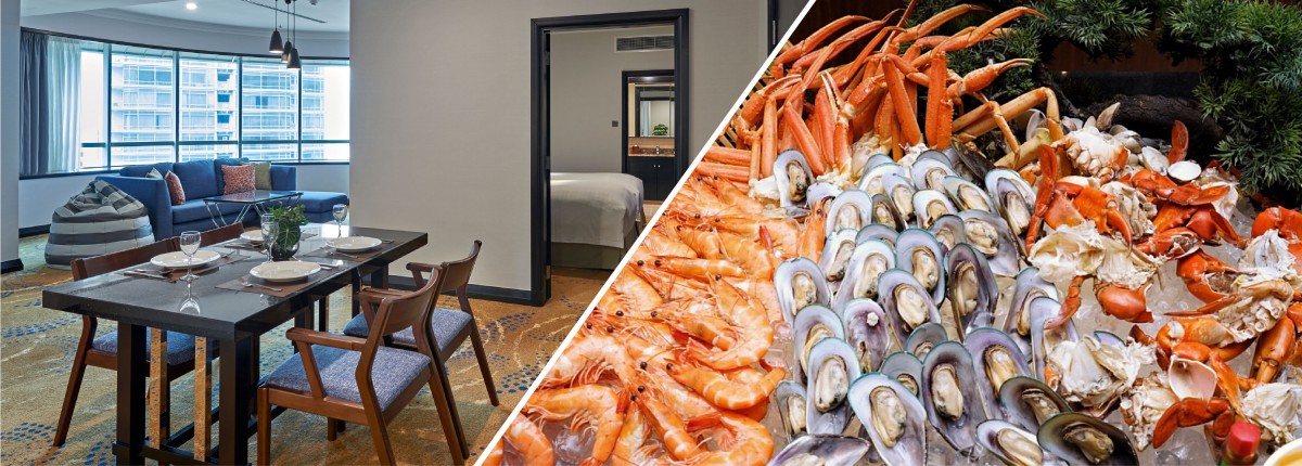 Weekend Staycation with Seafood & BBQ Dinner