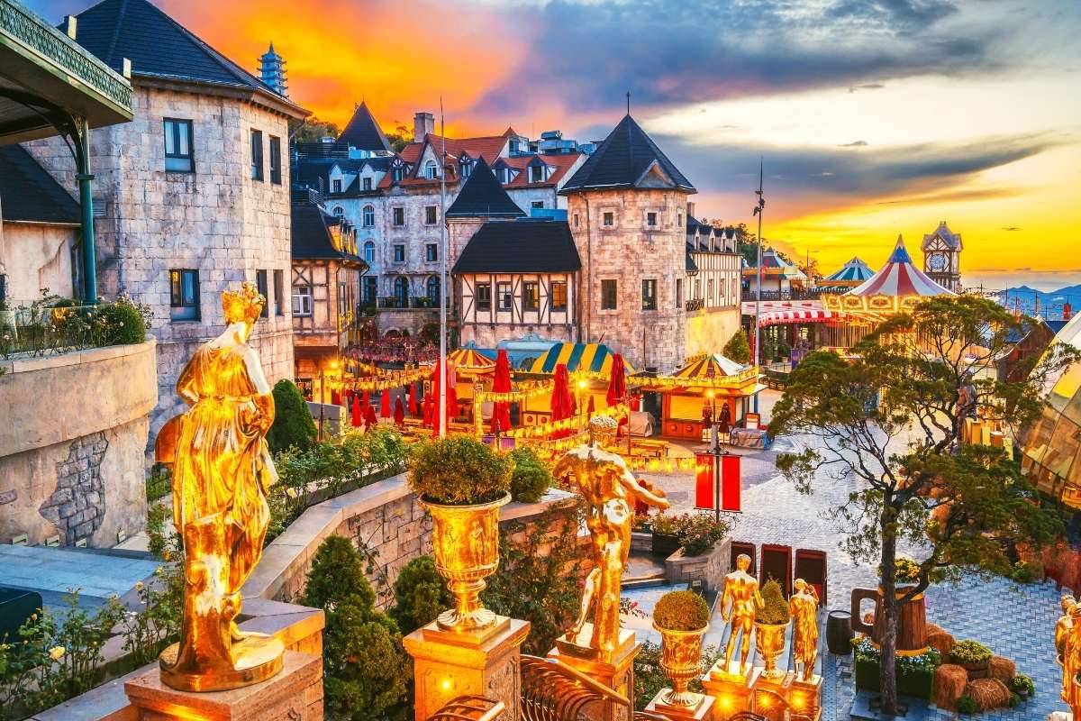Soaring among the clouds at the French Village – Ba Na Hills