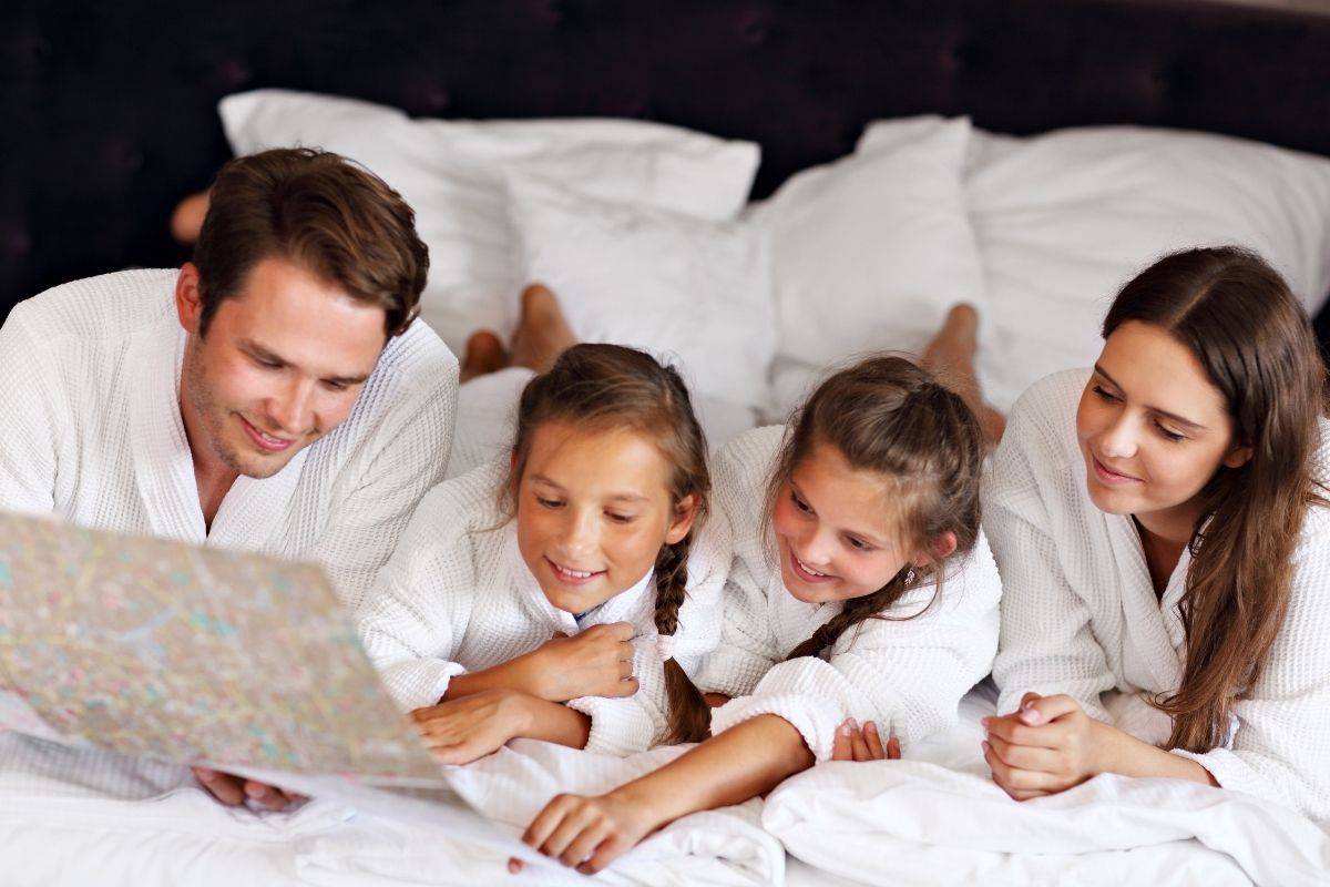family gathering together at Mercure Danang French Village Bana Hills