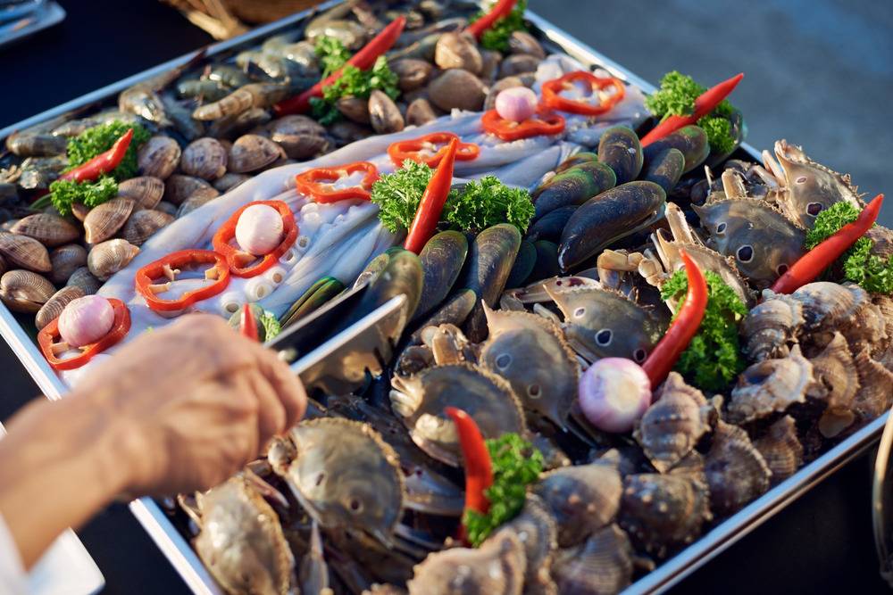 sea food at danang restaurant