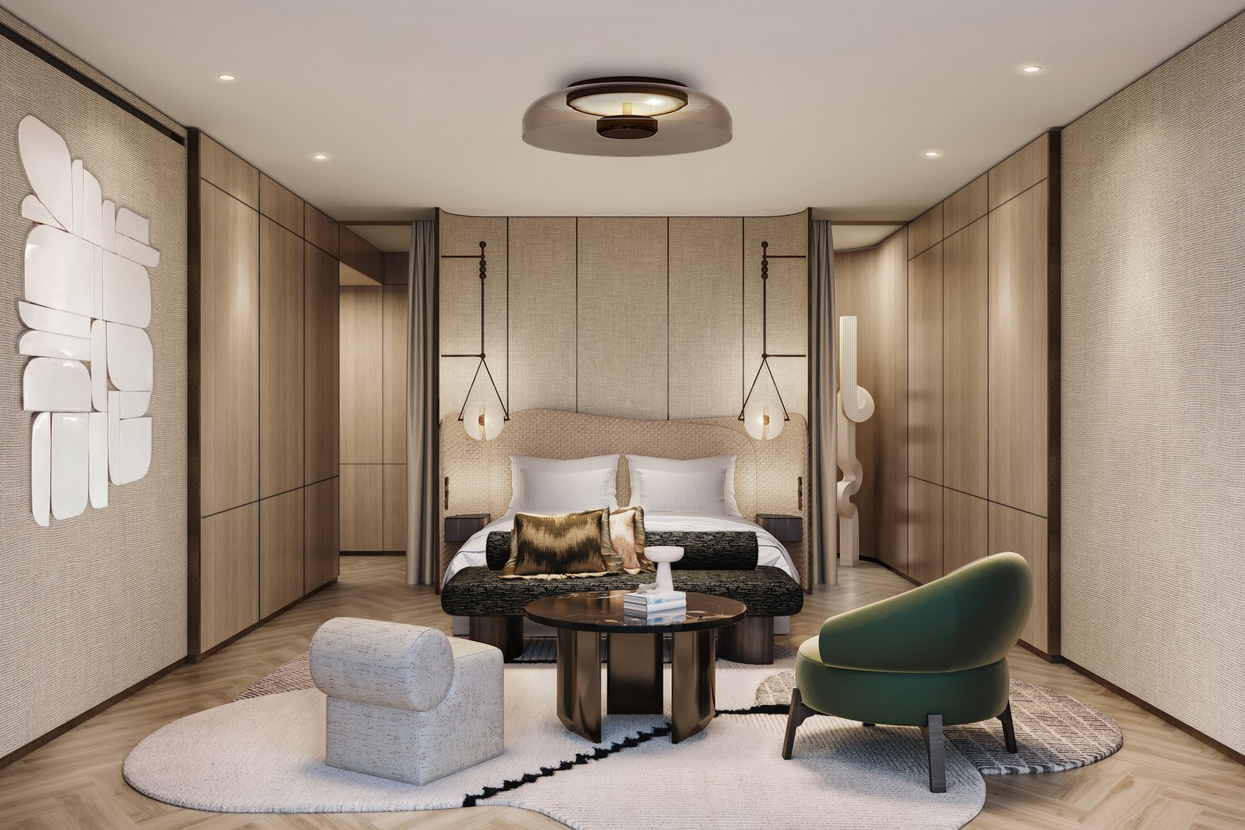 Pullman Kuching Royal Suite Bedroom