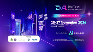 DigiTech ASEAN Thailand 2026, 25 to 27 November 2026, Hall 7-8 IMPACT, near ibis Bangkok IMPACT