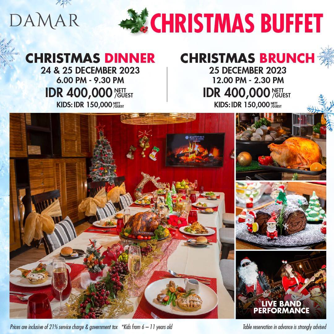 damar restaurant christmas buffet
