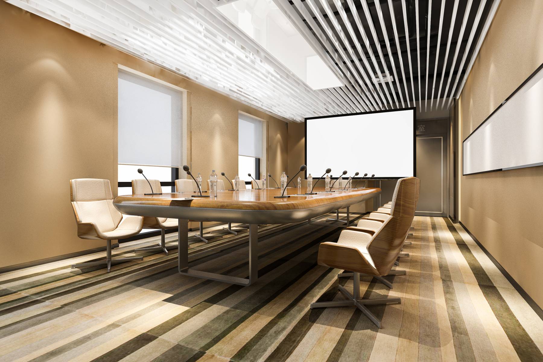 Modern meeting room