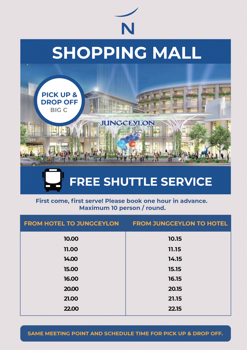 Shuttle Bus Service To Junceylon Shopping Mall