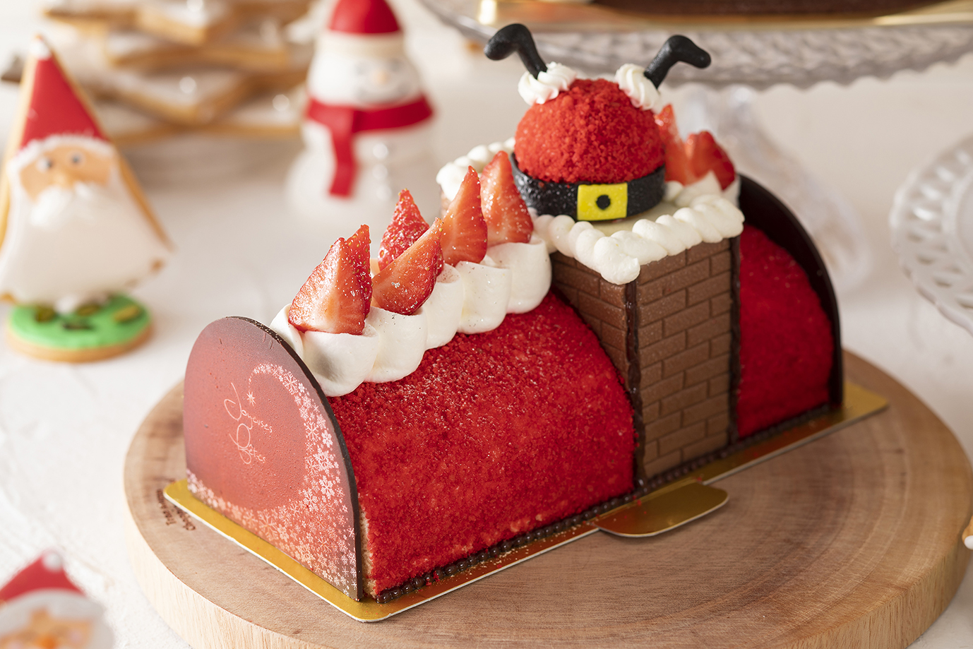 Christmas Strawberry Shortcake