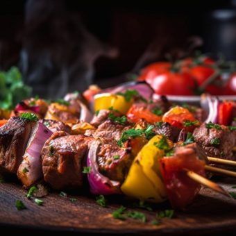 grilled-meat-and-seafood-skewers