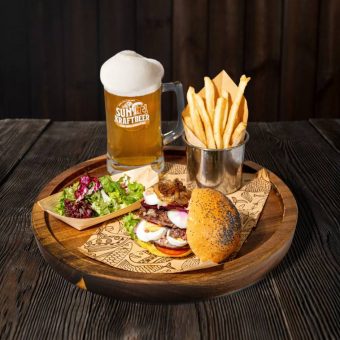 burger-beer-combo