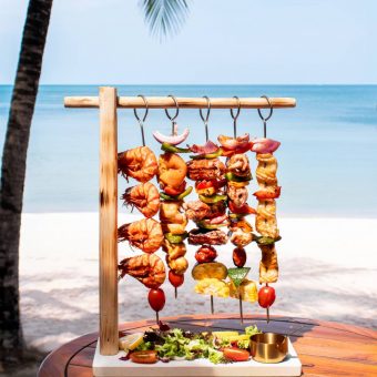 grilled-meat-seafood-skewers