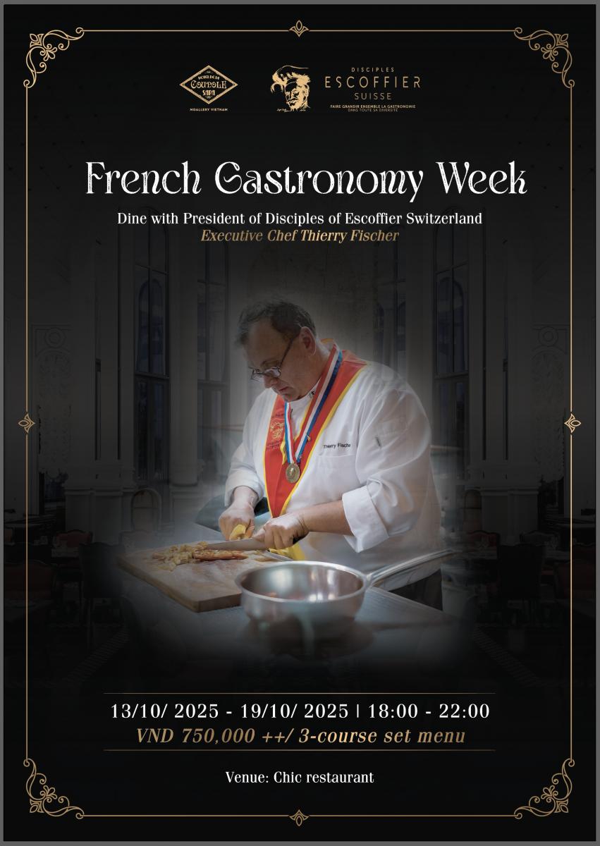 French Gastronomy week at Hotel de la Coupole
