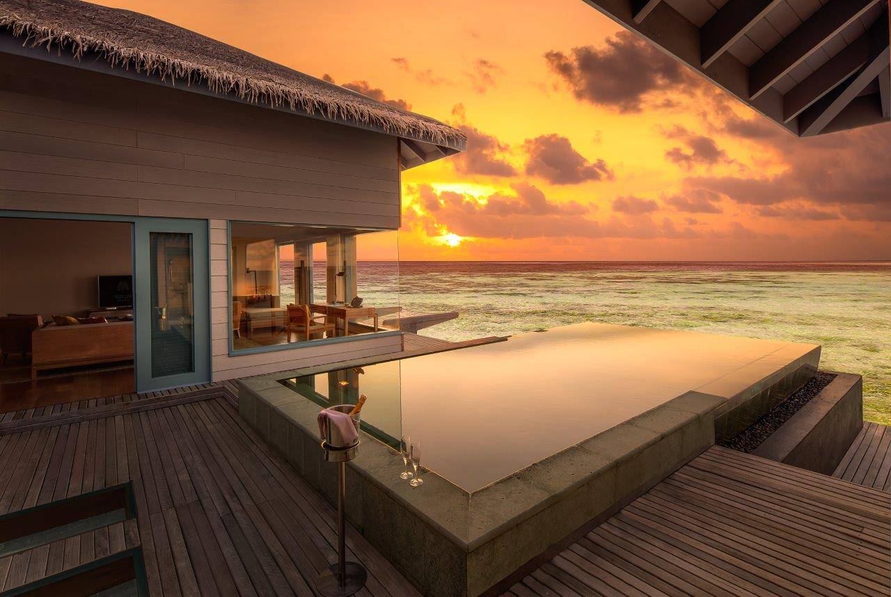 Raffles Maldives Meradhoo - Sunset Overwater Villa with Private Pool