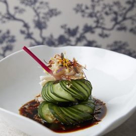 Hundred-ring Cucumber with Poached Sea Whelk
