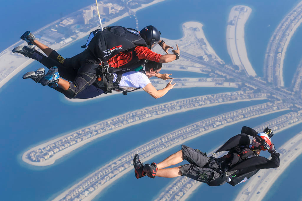 Sky Diving - Around the Hotel | Novotel World Trade Centre Dubai