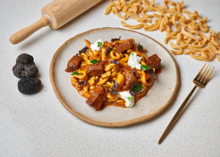 Casarecce alle Costine e Tartufo