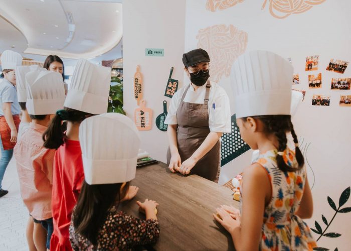 Kids' Pasta Making Station