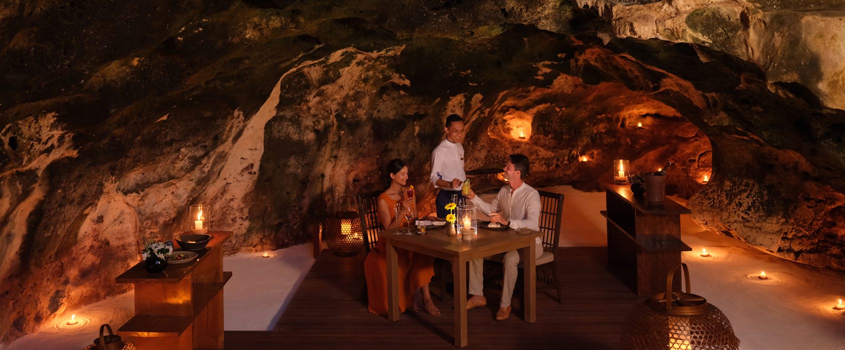 Raffles Bali - An Intimate Dinner at The Secret Cave