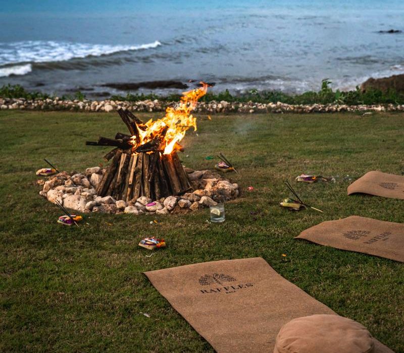 Raffles Bali - Fire Cleansing Ritual: A Path to Self-Transformation and Holistic Wellbeing