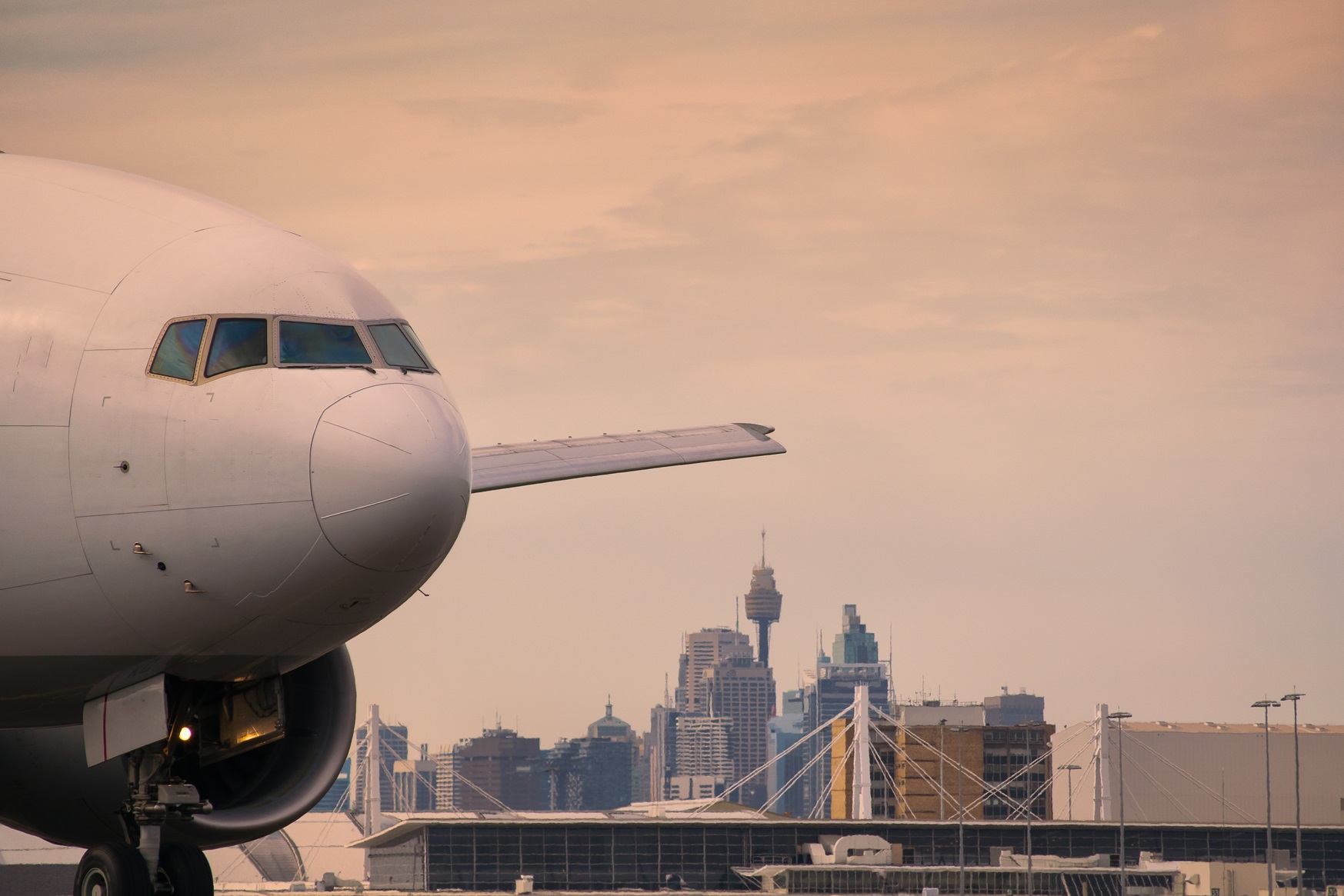 Plane at Sydney Airport