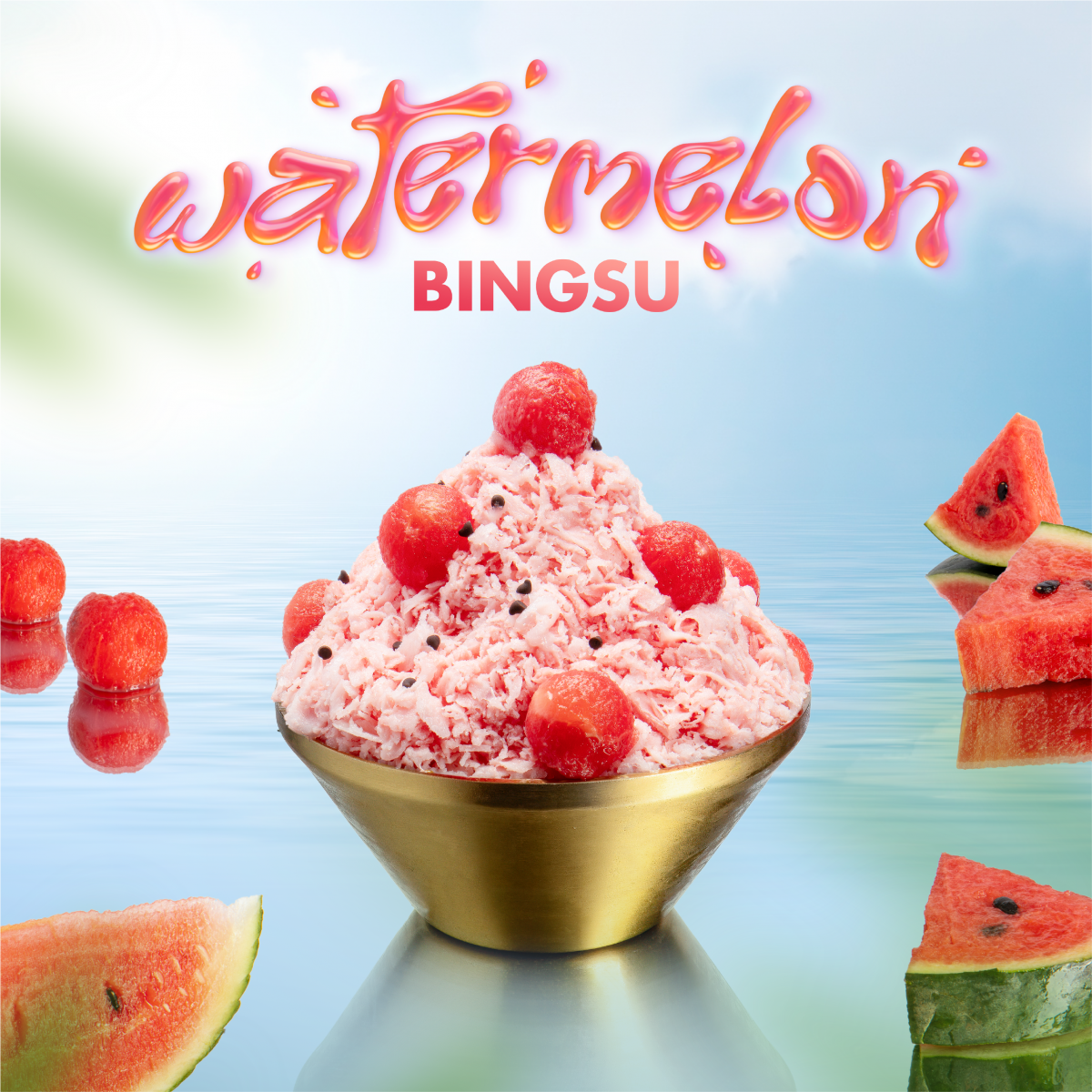 Water melon bingsu