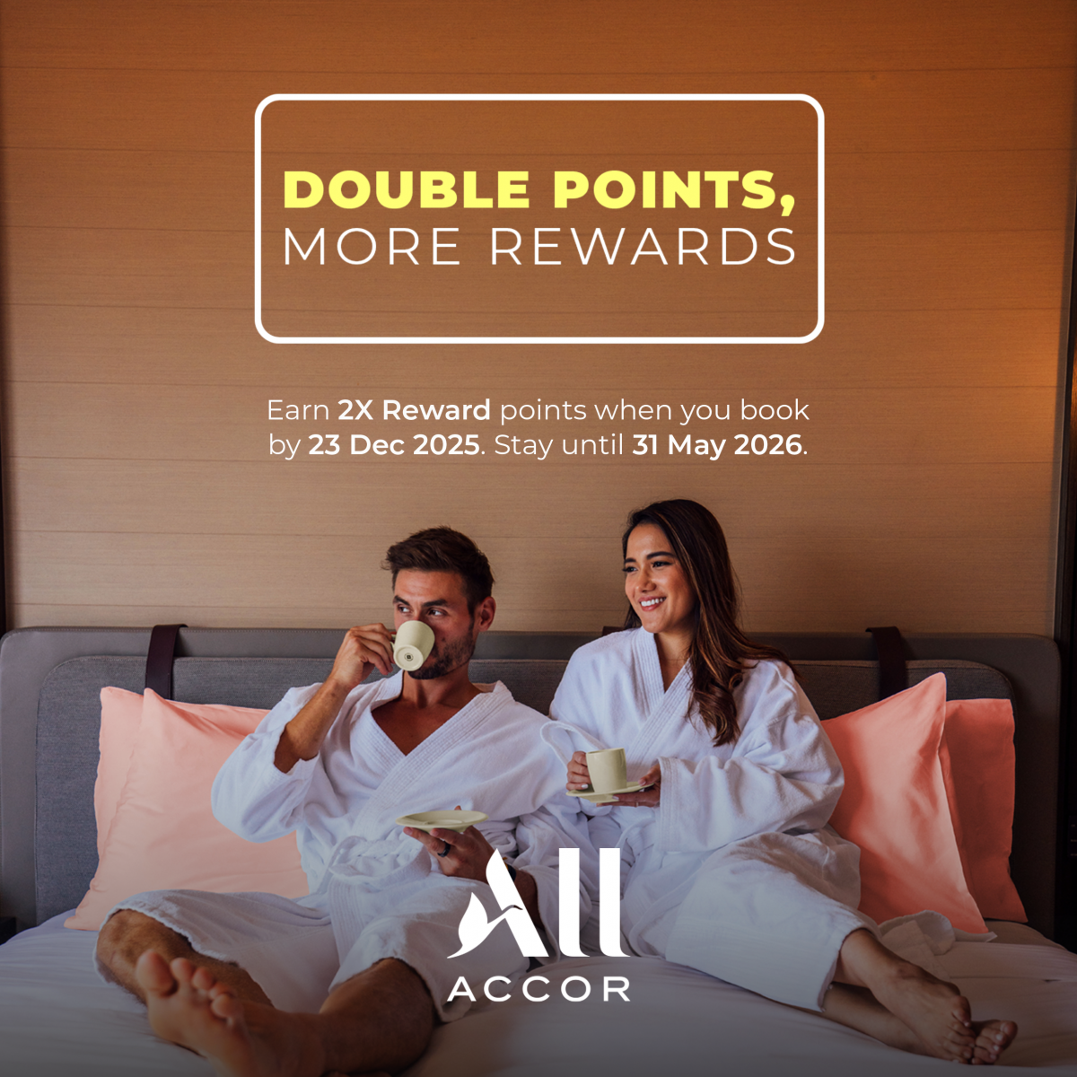 DOUBLE POINTS, MORE REWARDS