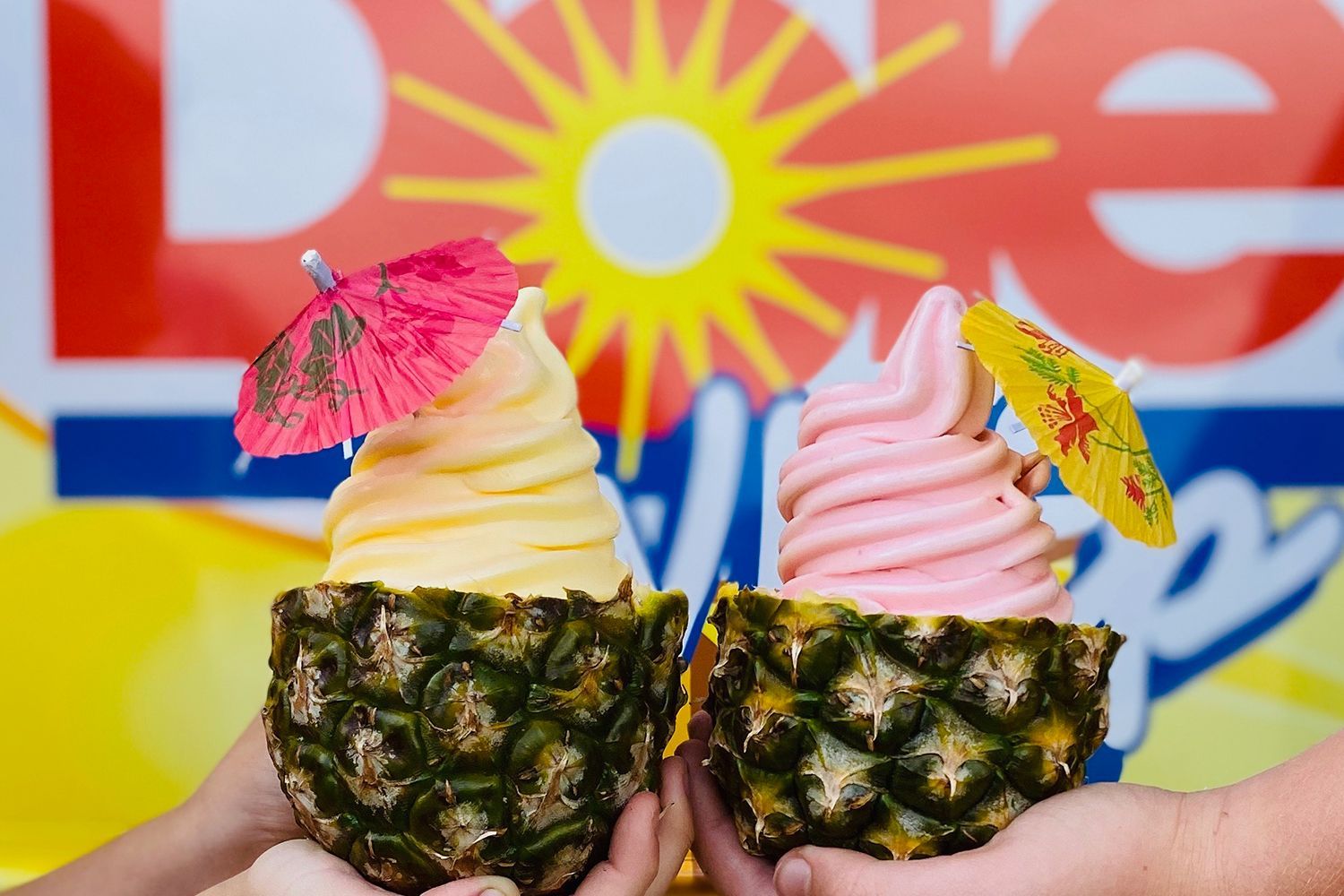 Dole whip ice cream at Easter Show