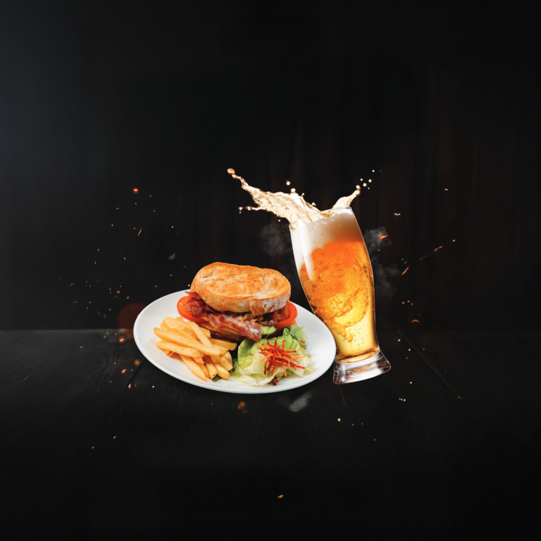 burger-beer-happy-cheers
