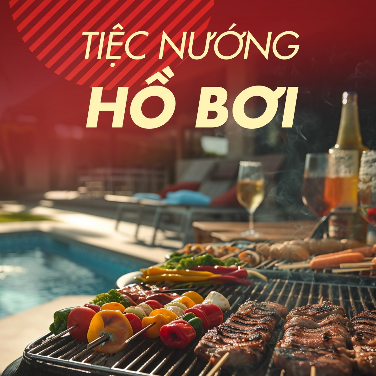 Tiệc Nướng Hồ Bơi