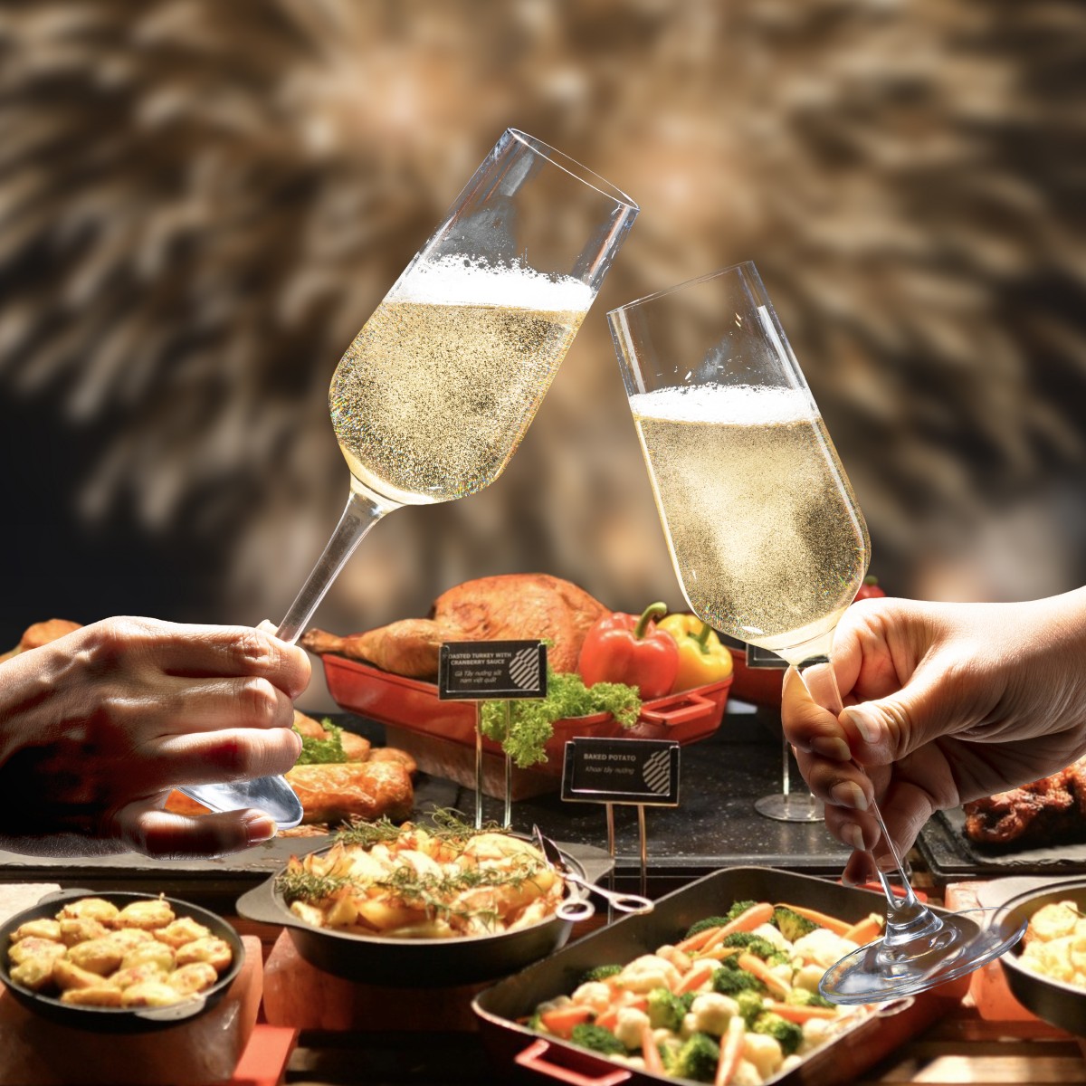 Garden Fountain Buffet