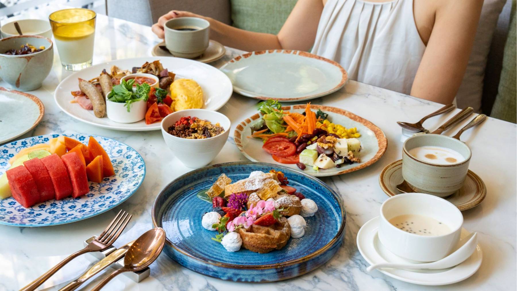 New Year’s Day breakfast in Bangkok at Nourish