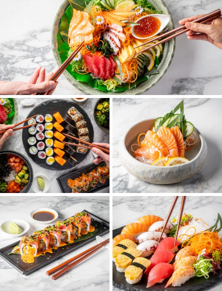 Sushi at Rim Klong Cafe