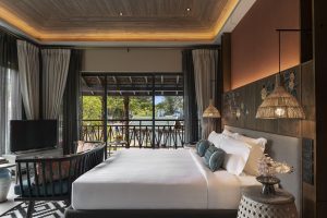 Deluxe Room at Grand Mercure Khao Lak Bangsak with modern Thai-inspired design and private terrace