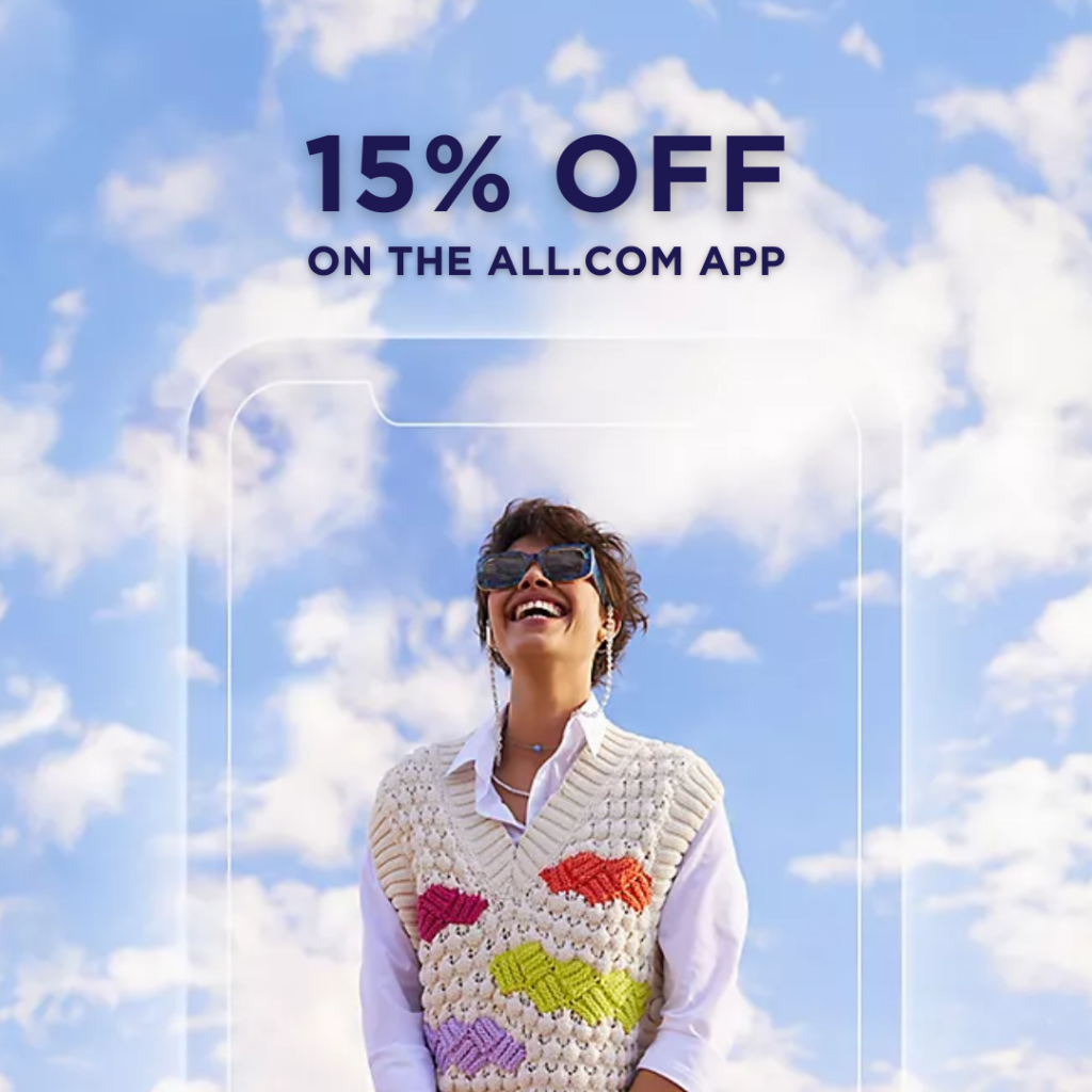 15% off only on the app
