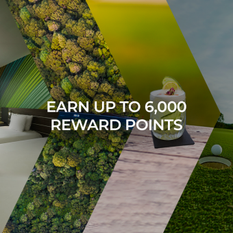 Earn up to 6,000 Reward points when you stay with us