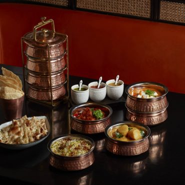 Mera Dabba Experience - Scallop Curry, Paneer Makhani, Jeera Rice & Murgh Tikka Masala