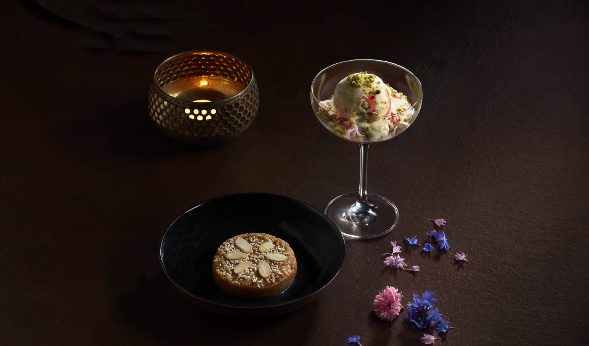Badam Till Halwa & Pistachio Kulfi