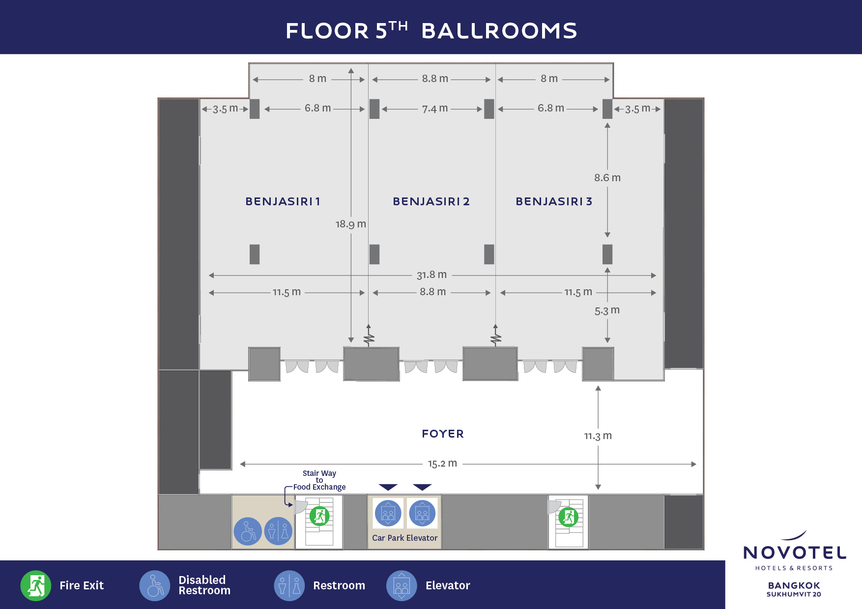 Benjasiri Ballroom in Bangkok