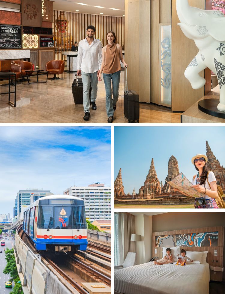 โรงแรมทำเลดีที่สุดในกรุงเทพ