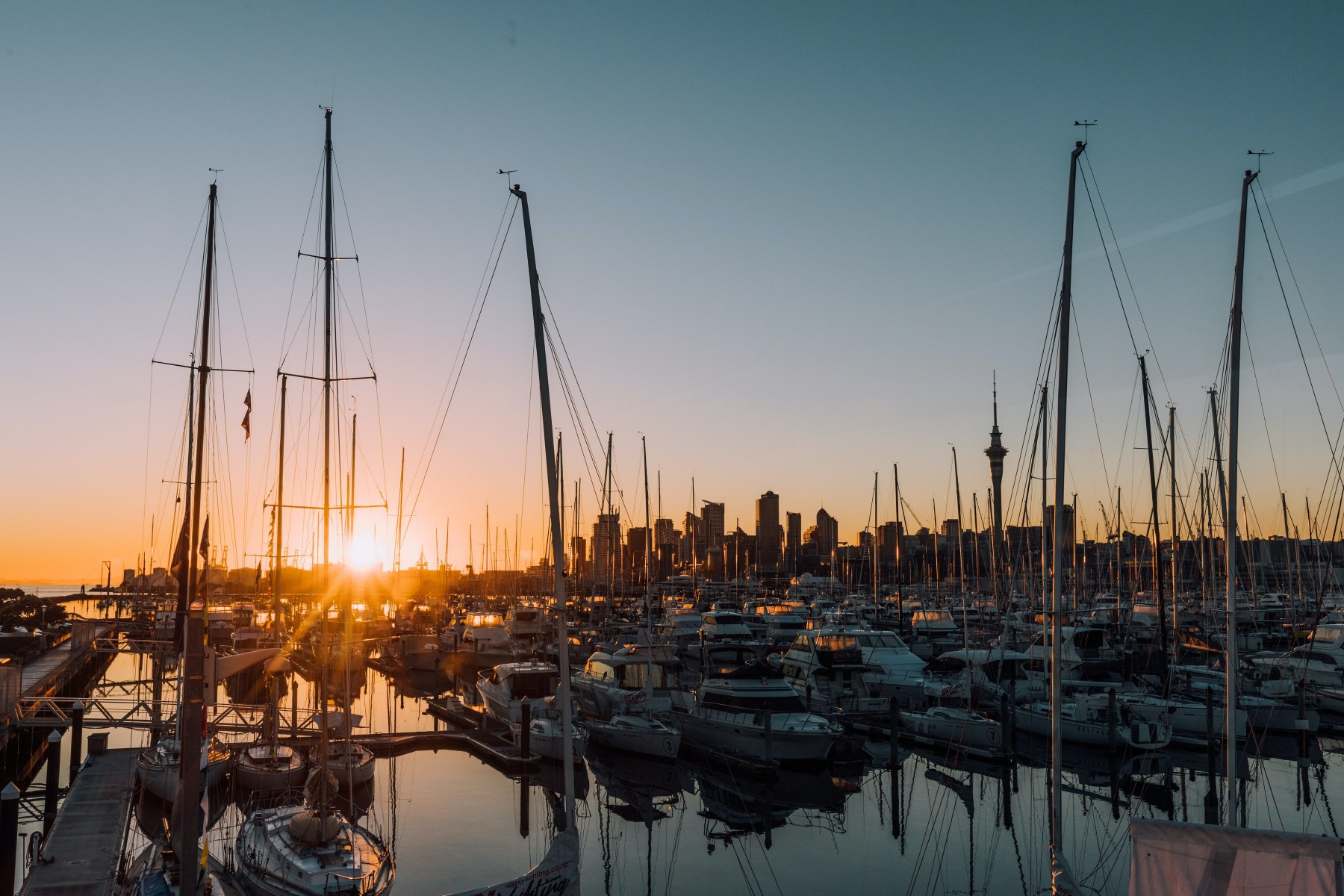 Auckland the City of Sails is in