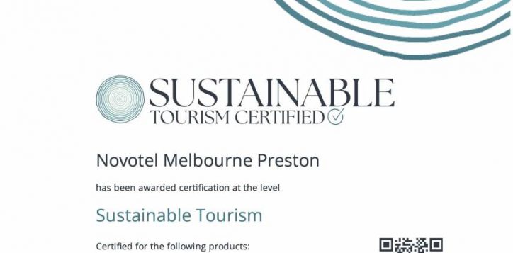 sustainable-tourism-certification-novotel-melbourne-preston